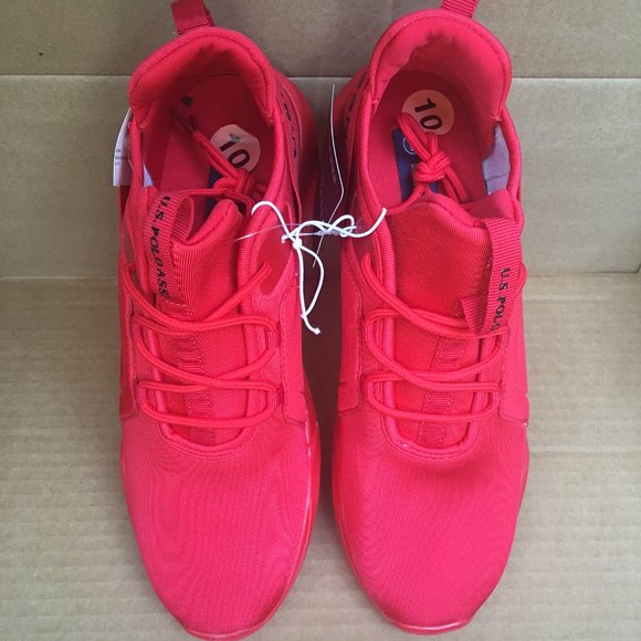 U.S. POLO ASSN. Women's Red & Black Pacer Low-top - Picture 5 of 9